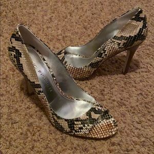 Marc Fisher Snake Print Heels Size 8M US
